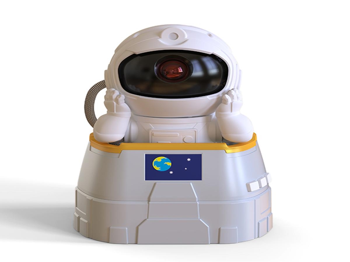Projetor LED USB Lurelia para carro, controle remoto, céu estrelado, astronauta