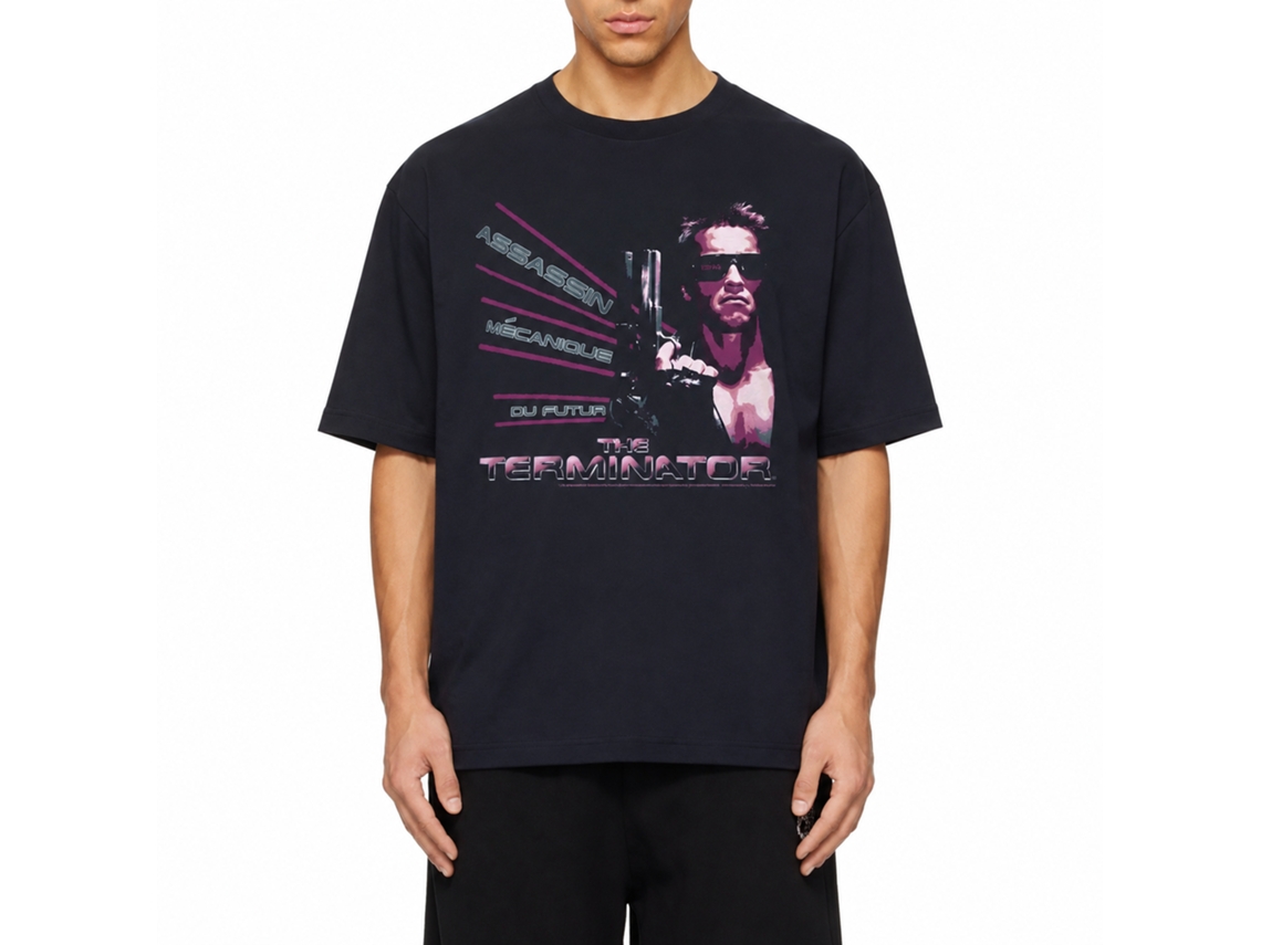 Rockinstone Terminator Assasin Navy Adult T-shirt Size:xxl