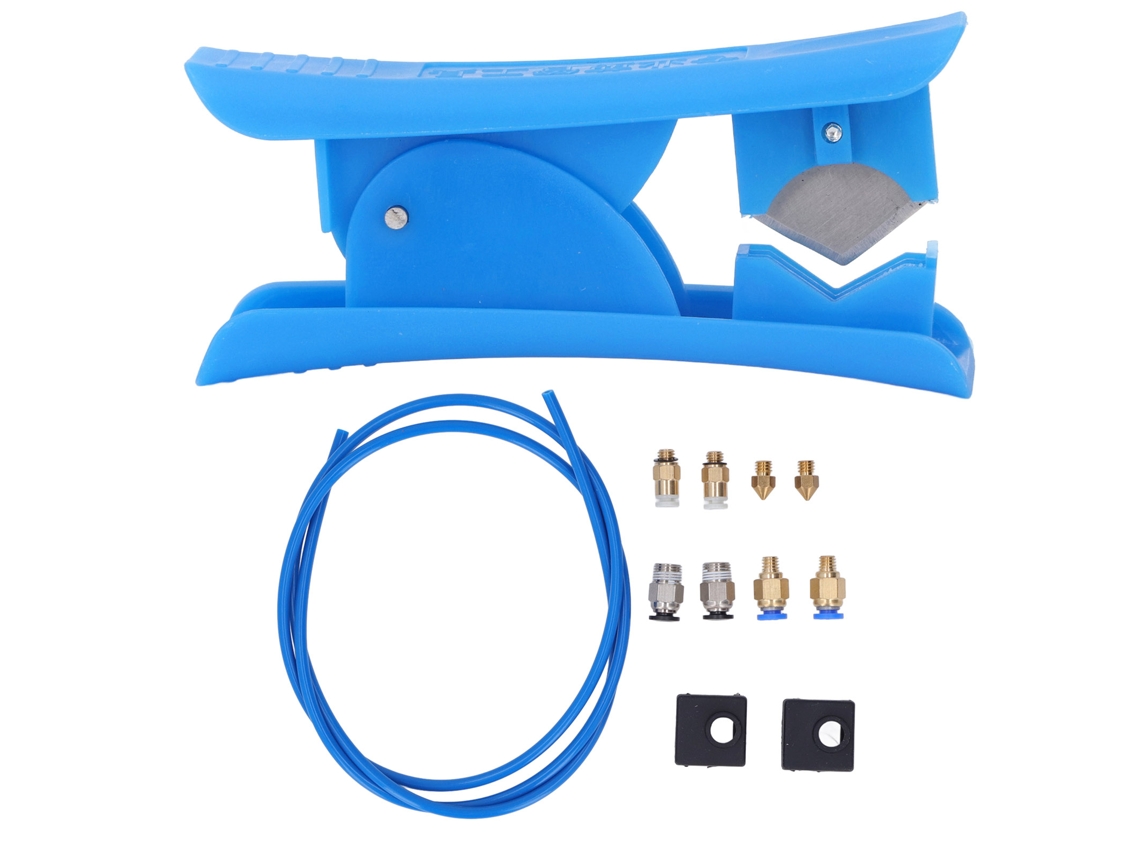 Kit de Tubo Ptfe para Extrusor Quente Impressora 3d Ender 3 com Acessórios Pneumáticos e Bico 0.4mm S/MARCA