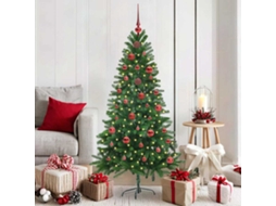 Vidaxl Árvore De Natal Com 150 Leds Com Suporte Verde 150 Cm Pe
