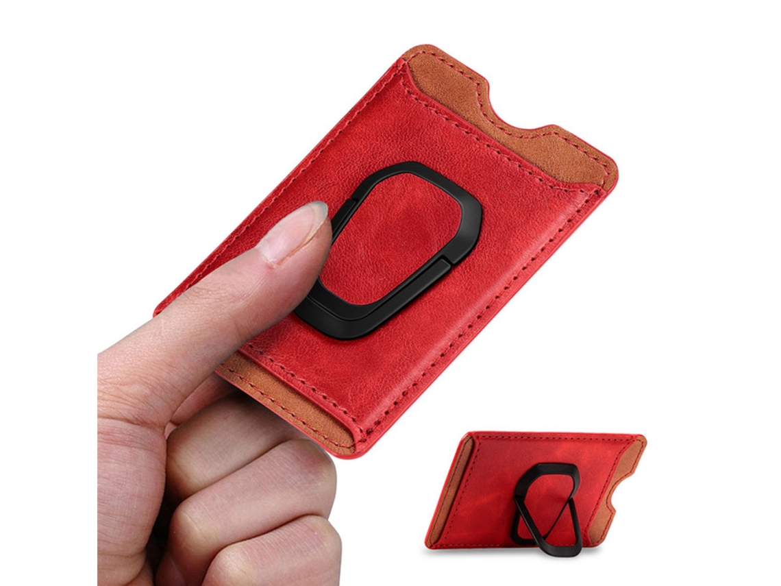 Suporte Multifuncional Prático Para Celular Com Compartimento Para Cartão