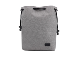 Dslr Camera Storage Bag Oxford Cloth Portable Waterproof Camera Protective Case For Lens Storage Square L Grey LAXISCREED