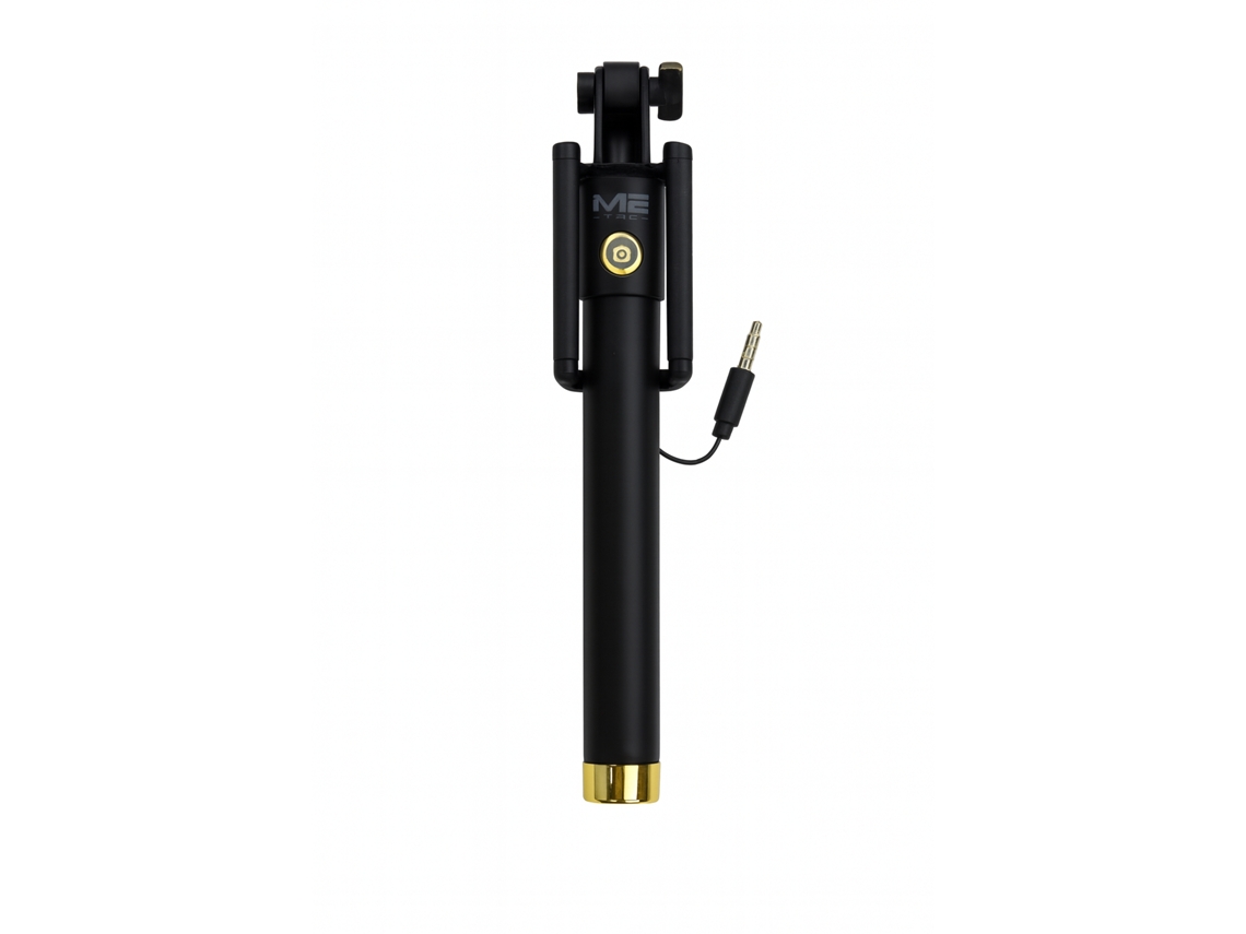 Selfie Stick Com Fio Jack M2 Tec V-8802 Dourado