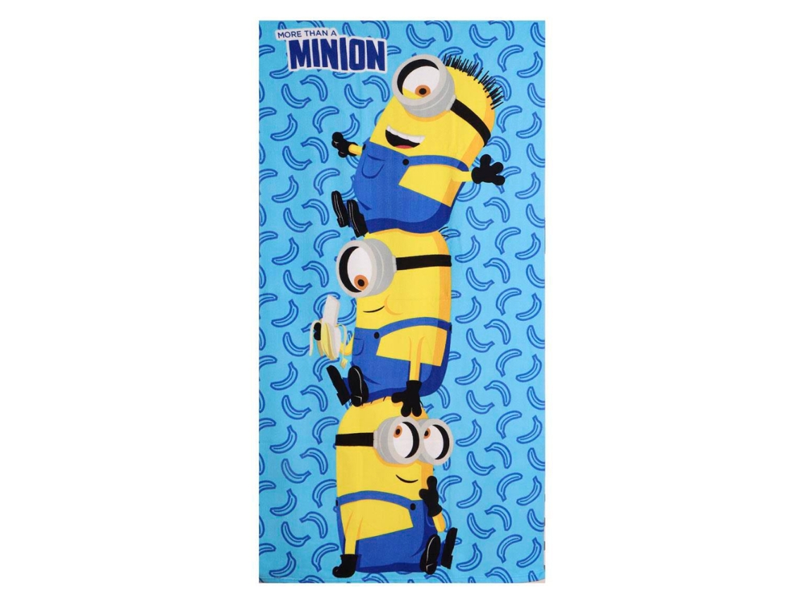 Toalha De Microfibra Minions Tower 140x70 Cm 84838