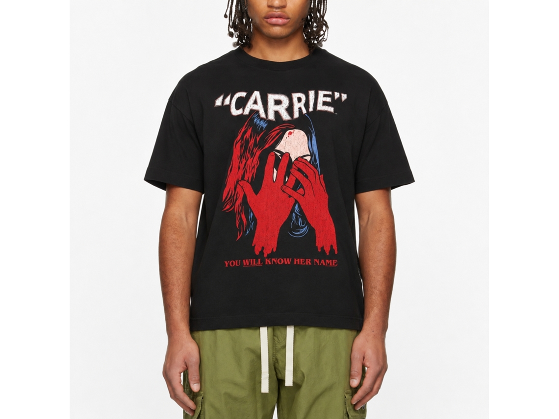 Rockinstone Carrie Face Cover Graphic T-shirt Size:xxl