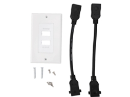 Placa De Parede Hdmi 2.0 (2 Portas, 4k 60hz)