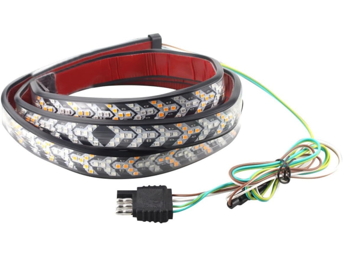 Ifundom Luzes De Seta E Ré Led 48 Polegadas Em Silicone Resistente À Água, Faixa De Luz Para Carro E Reboque, Luz De