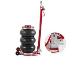 Macaco Pneumático Carga de 3 Toneladas Elevação 140 450 Mm 0,8 1,0 Mpa Almofadas Ar Cabo Longo Ajustável Rápida para Reparação Carros Manutenção Suv