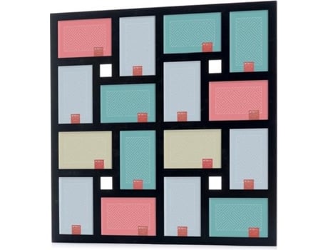 Hofmann Moldura 591 Multiple 16 Fotos 10X15 Preto