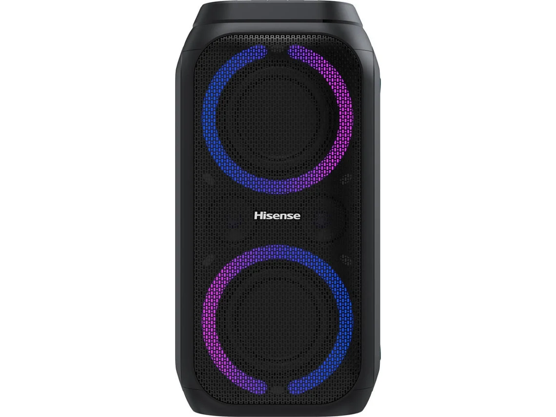 Coluna High Power Bluetooth HISENSE Party Rocket HP160 (160 W - Autonomia: Até 12 h - Preto)