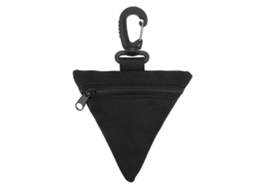 Carteira Militar Outdoor Com Fivela Triangular Bolsa Edc Durável Para Armazenamento De Itens Preto