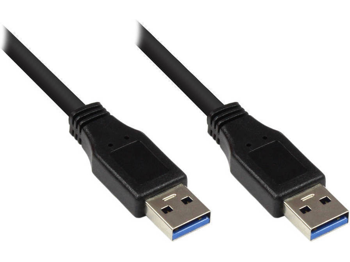 Cabo de Dados ALCASA (USB A - 1 m - Preto)