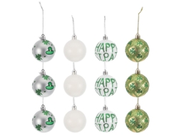 12Pcs Enfeite de Suspensão de Bolas ALLINLESS
