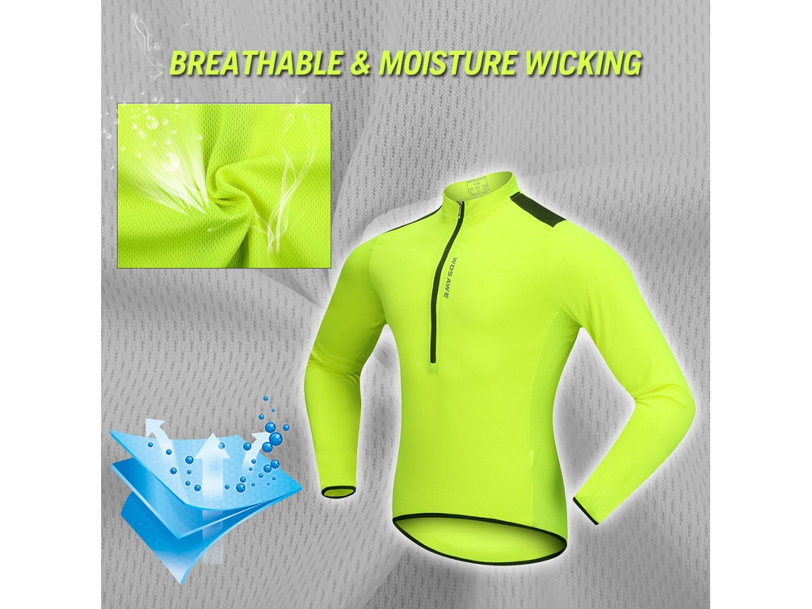 Camisa De Ciclismo Masculina Manga Longa