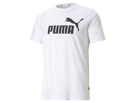 Puma T-shirt de mangas curtas, logótipo grande essentiel
