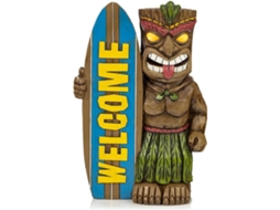 Estátua Jardim Placa Boas-vindas Ornamentos Prancha Surf