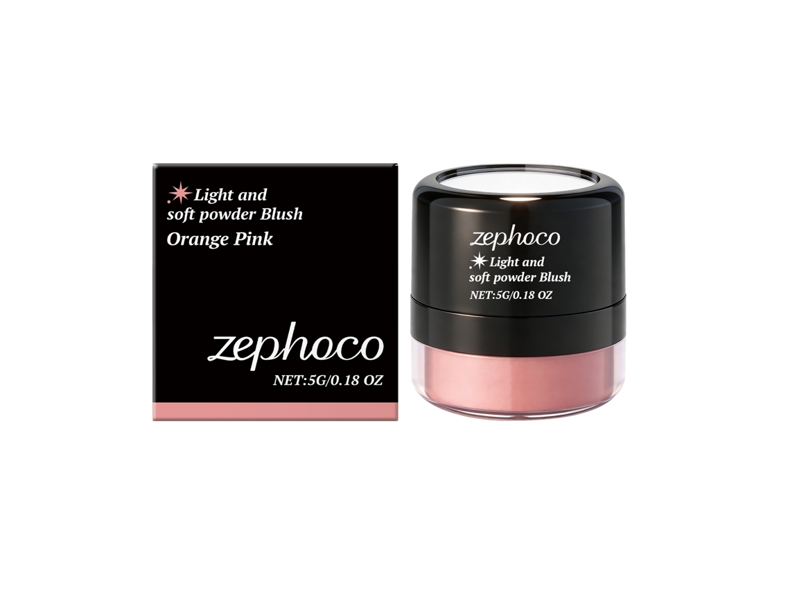 Blush Laranja Rosa Transparente Maquiagem