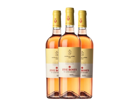 Vinho rosé LEONE DE CASTRIS Five Roses Anniversario Salento Jovem (0.75 L - 3 Unidades)