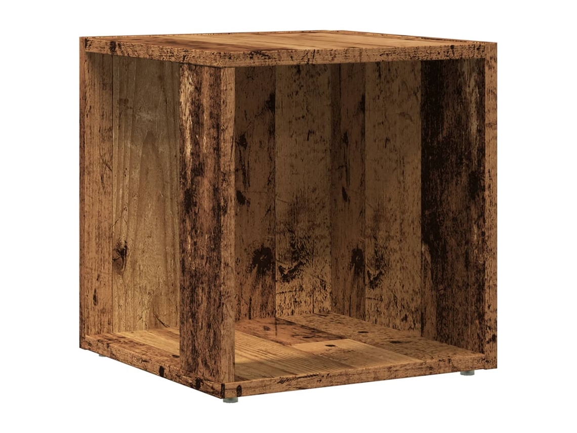 Side Table, Side Tables Vidaxl Marrom Madeira Processada (33 X 33 X 34.5 Cm)