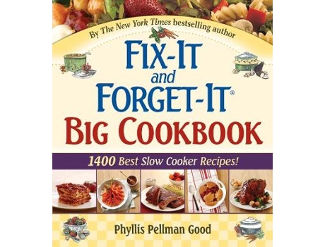 Livro fix-it and forget-it big cookbook de phyllis good (inglês)