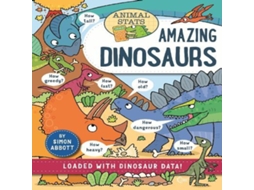 Livro Animal Stats Dinosaurs de Simon Abbott (Inglês)
