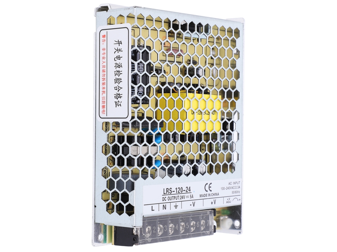 Fonte de Poder Switching Berm LRS 120W 85~264VAC com Indicador LED