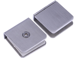 Grampo De Aço Inoxidável Para Vidro, 2 Peças, Fácil Instalação E Design Compacto Para Fixação Segura De Vidros 8a 12mm