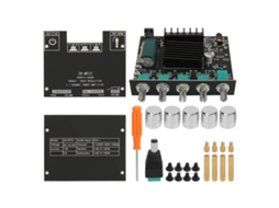 2026 placa de Amplificador Bluetooth 2.1 Canales com Subwoofer 50w+50w+100w e Controle de Graves e Agudos