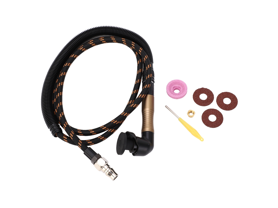 Kit De Ferramenta Neumática De Misturador De Matrizes De Lápis 23500rpm Com Cabeça Dupla Para Gravura Polimento Desbaste E Chanfro
