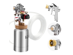 Tanque De Pressão De Ar Para Tinta Spray 2 L 2 Pistolas Diâmetro 1,8/3 Mm Vevor