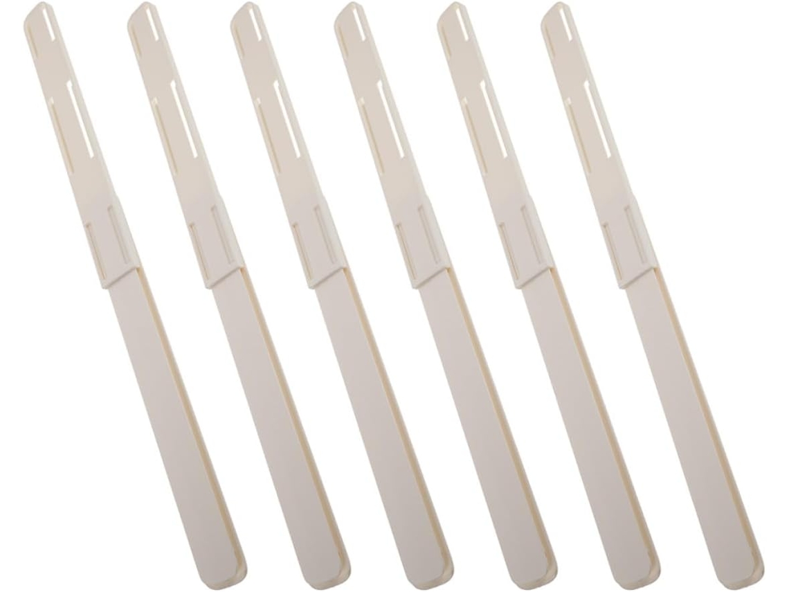 Lurrose Conjunto De 6 Corrediças Brancas Para Gavetas Armário Funcionamento Suave E Fácil Instalação Organizar Seus