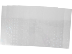 Ipetboom 30 Peças Filme Holográfico Transparente Lote De Autocolantes Decorativos Filme De Laminação Adesivo
