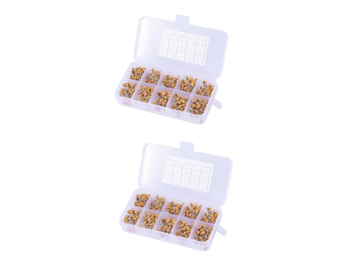 Kit Com 1000 Capacitores, Conjunto De 1000 Capacitores Cerâmicos