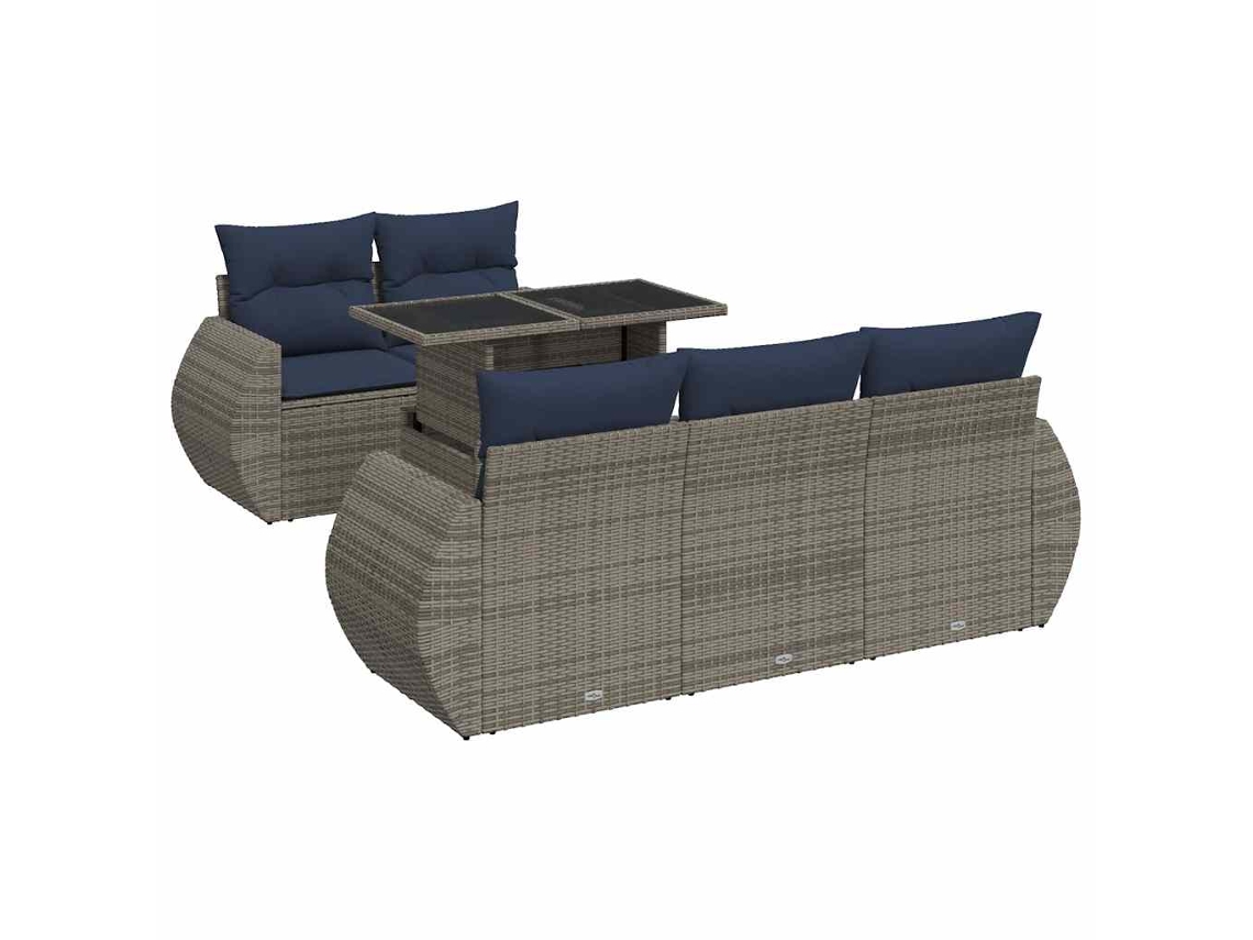 Garden Sofa Set, Garden Sofa Sets Vidaxl Cinzeto Rattan / Vime (n/a)