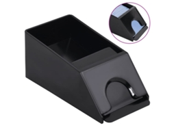 Vidaxl Suporte De Cartas Para 2 Baralhos Preto