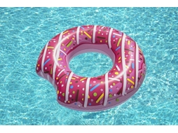 Cadeira Flutuante Inflável Para Piscina, 50 Cm, Rosa.