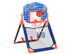 Vidaxl Conjunto De Basquetebol Multifuncional Infantil Piso E Parede
