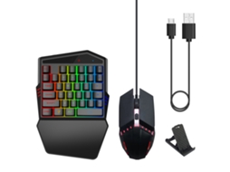 Conjunto De Suporte Para Mouse E Teclado (conexão Sem Fio, Design Ergonômico)