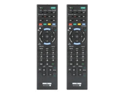 2 Unidades de Controle Remoto para Tv Sony para Diferentes Aplicações e Usos CHABERLU (substituição do Controle Remoto Original)