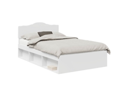 Estrutura da Cama com Cabeceira Branco 120 X 190 Cm MAISON EXCLUSIVE