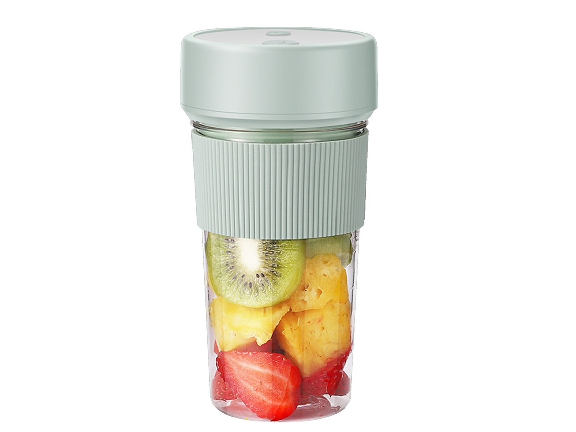 Copo Liquidificador Elétrico Portátil 350ml Usb 5w 18000 Rpm com Canudo e Lanyard