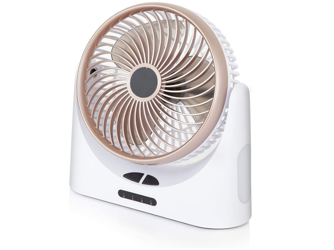 Mini Ventilador Usb 3 Velocidades 9.5h Ajustável Vermelho Yizhood