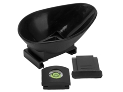 Parachoques Ocular Para Visor De Cámara Ovalado De 22mm Con Protector De Zapata Fría Para D300 D200 D90 D80 D7000 D7100 D5200 D5100