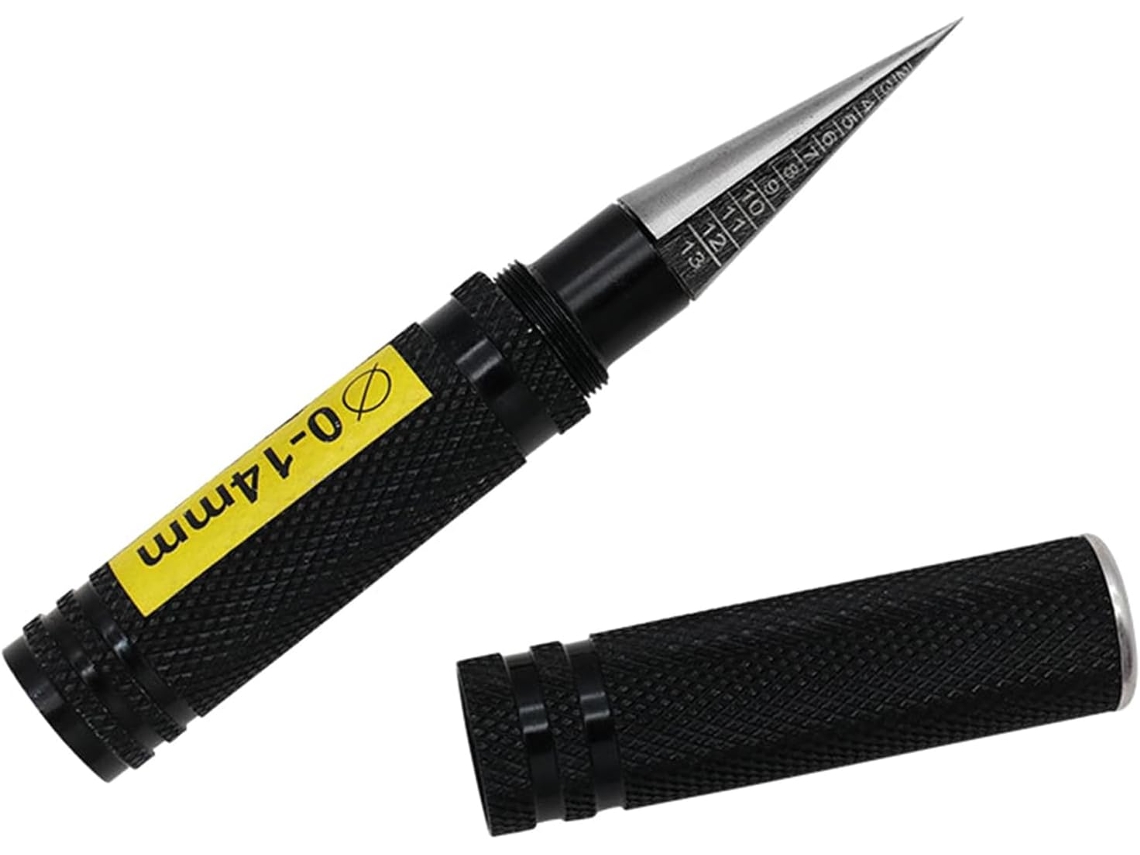Abridor De Furos 0a 14mm, Punção De Aço Para Metal, Ferramenta De Perfuração Para Carros, Barcos E Aviões