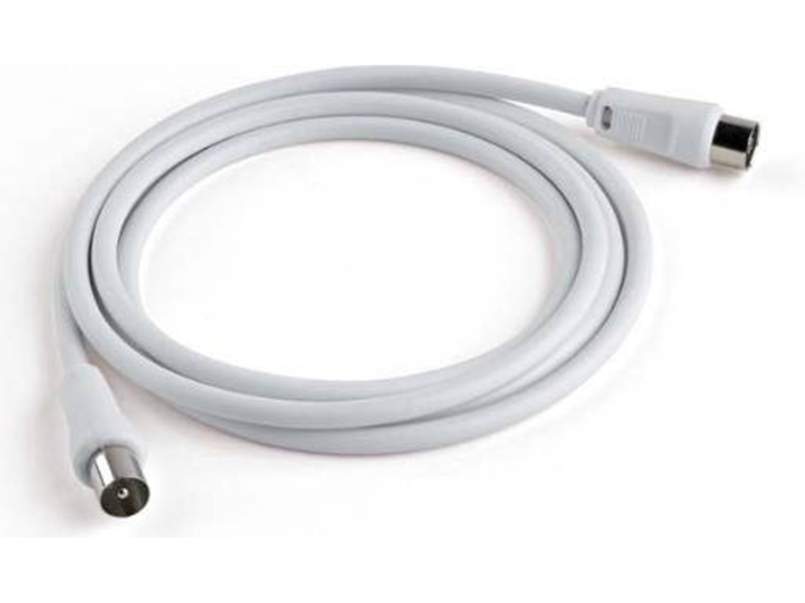 Cabo de Antena MELICONI (Coaxial - 2 m - Branco)