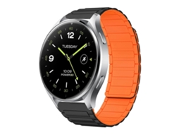 Pulseira De Silicone Magnética Em Formato De I De 22 Mm