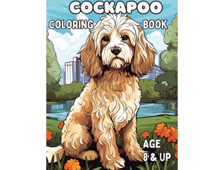 Livro Cockapoo Coloring Book de Brad Carney (Inglês)