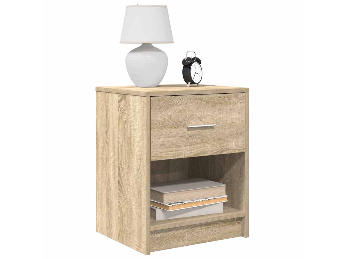 Vidaxl Mesas De Cabeceira 2 Pcs Com Gaveta 40x34x50 Cm Carvalho Sonoma