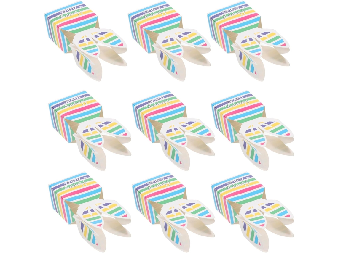 10-caixas De Presente Doces Páscoa Em Formato Coelho, Caixa De Papelão Kraft, Embalagem Segura E Resistente, Ideal Para