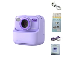 Câmera Instantânea Infantil LAXISCREED 32gb Roxa